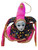 Jester Doll Hot Pink Magnet Shelf Party Favor Ornament Mardi Gras