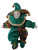 Green Jester Doll Magnet Ornament Party Favor Mardi Gras