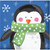 Jolly Characters Penguin Christmas Paper 16 Ct Beverage Napkins