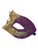 Purple Green Gold Glitter Music Masquerade Mardi Gras Mask