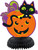 Cat and Pumpkin Halloween 3 Pc Mini Centerpiece Set 6 inch