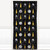New Year's Eve Doorway Curtain Fringe Decoration Black Silver Gold