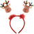 Reindeer Christmas Head Bopper HeadBopper Headband, Brown