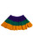 Adult Skort S/M Mardi Gras Color Block Purple Green Gold