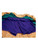 Adult Skort S/M Mardi Gras Color Block Purple Green Gold Adult Skort S/M Mardi Gras Color Block Purple Green Gold