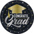 Stars and Caps "Congrats Grad" 8 Ct Graduation 9" Dinner Paper Plates