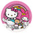 Hello Kitty 8 Ct 9" Luncheon Round Paper Plates  Hello Kitty 8 Ct 9" Luncheon Round Paper Plates