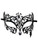 Sun Goddess Laser Cut Venetian Mask Masquerade Black Metal Filigree