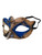 Blue Black Small Venetian Masquerade Mardi Gras Mask Elastic Strap Blue Black Small Venetian Masquerade Mardi Gras Mask Elastic Strap