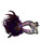 Purple Black Confetti Swirl Small Teen Adult Venetian Feather Mask Purple Black Confetti Swirl Small Teen Adult Venetian Feather Mask