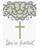 Fancy Gold Cross 8 Ct Invitations Baptism Confirmation Communion