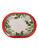 Holly Jolly Christmas 8 Ct Oval Banquet Platters Plates 10 x 12 Snow Berries