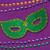Rue Bourbon Mardi Gras Mask 16 Ct Beverage Cocktail Napkins Paper