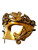 Men Male Greek Roman Warrior Emperor Gold Masquerade Mask