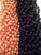 72 Orange Black Round Mardi Gras Beads Party Favors Halloween Necklaces 6 Dozen