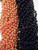 72 Orange Black Round Mardi Gras Beads Party Favors Halloween Necklaces 6 Dozen