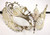 Gold Crystal Beautiful Eyes Laser Cut Venetian Mask Masquerade Metal Filigree