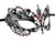 Black Red Crystal Beautiful Eyes Laser Venetian Mask Masquerade Metal Filigree Black Red Crystal Beautiful Eyes Laser Venetian Mask Masquerade Metal Filigree