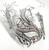 Silver Rhinestone Swan Laser Cut Venetian Mask Masquerade Metal Filigree