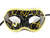 Black Gold Mardi Gras Masquerade Party Value Mask