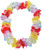 Hawaiian Hawaii Rainbow Silk Flower Lei Wristlets Set Luau Hula Party Hawaiian Hawaii Rainbow Silk Flower Lei Wristlets Set Luau Hula Party