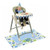 1st Birthday First Blue Turtle Party High Chair Decorating kit bib hat