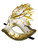 White Gold Venetian Mask Masquerade Party leaf cascade Crystal