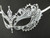 White Crystal Beautiful Eyes Laser Cut Venetian Mask Masquerade Metal Filigree