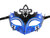 Sexy Black Blue Laser Cut Mardi Gras Masquerade Mask Prom Dance