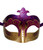 Purple Gold Scroll Venetian Mardi Gras Mask Masquerade Costume Prom Dance