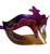 Purple Gold Scroll Venetian Mardi Gras Mask Masquerade Costume Prom Dance