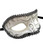 White Silver Exquisite Venetian Mardi Gras Masquerade Mask