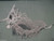 White Cat Laser Cut Venetian Mask Masquerade Ball Halloween Metal Filigree