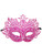 Red, Yellow, Green, Pink Cracked Antique Crown Masquerade Mask
