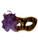 Purple Lilac Gold Flower Masquerade Party Value Mardi Gras Halloween Mask