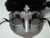 Silver Black Jewel Feather Venetian Mardi Gras Masquerade Mask