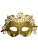 Metallic Colors Crown Mask Silver or Pink Mardi Gras Masquerade Mask