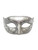 Silver Gray Venetian Elegant Glitter Crescent Masquerade Costume Mask