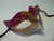 Purple Gold Venetian Glitter Mardi Gras Masquerade Mask Lightweight Comfortable