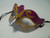 Purple Gold Venetian Glitter Mardi Gras Masquerade Mask Lightweight Comfortable