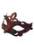Regal Red Black Laser Cut Glitter Masquerade Venetian Mask One Size