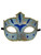 Light Blue Silver Stripe Venetian Mardi Gras Masquerade Mask Prom Dance Light Blue Silver Stripe Venetian Mardi Gras Masquerade Mask Prom Dance