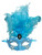 Pink, Blue Princess Oval Feather Mardi Gras Mask