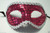 Hot Pink Sequin Mardi Gras Masquerade Party Value Mask