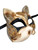 Gray Black Gold Gatto Cat Masquerade Mardi Gras Mask Italy Italian Venetian Made