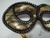 Gold With Black Opera Stick Lace Mask Masquerade Party Mardi Gras Halloween
