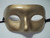 Gold Venetian Mask Masquerade Mardi Gras Party Costume Paper Mache