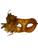 Gold Flower Multi Trim Masquerade Party Value Mardi Gras Halloween Mask