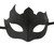 Black Glitter Pattern Unique Venetian Mask Masquerade Mardi Gras