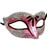 Dark Red Silver Pink Child Small Teen Adult Venetian Mask Masquerade